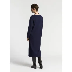 Xandres Robe longue fendue en tricot-Femme Xandres Plus|Robes