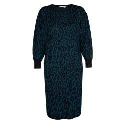 Xandres Robe longue à imprimé léopard-Femme Robes
