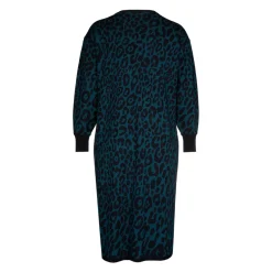 Xandres Robe longue à imprimé léopard-Femme Robes
