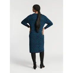 Xandres Robe longue à imprimé léopard-Femme Robes