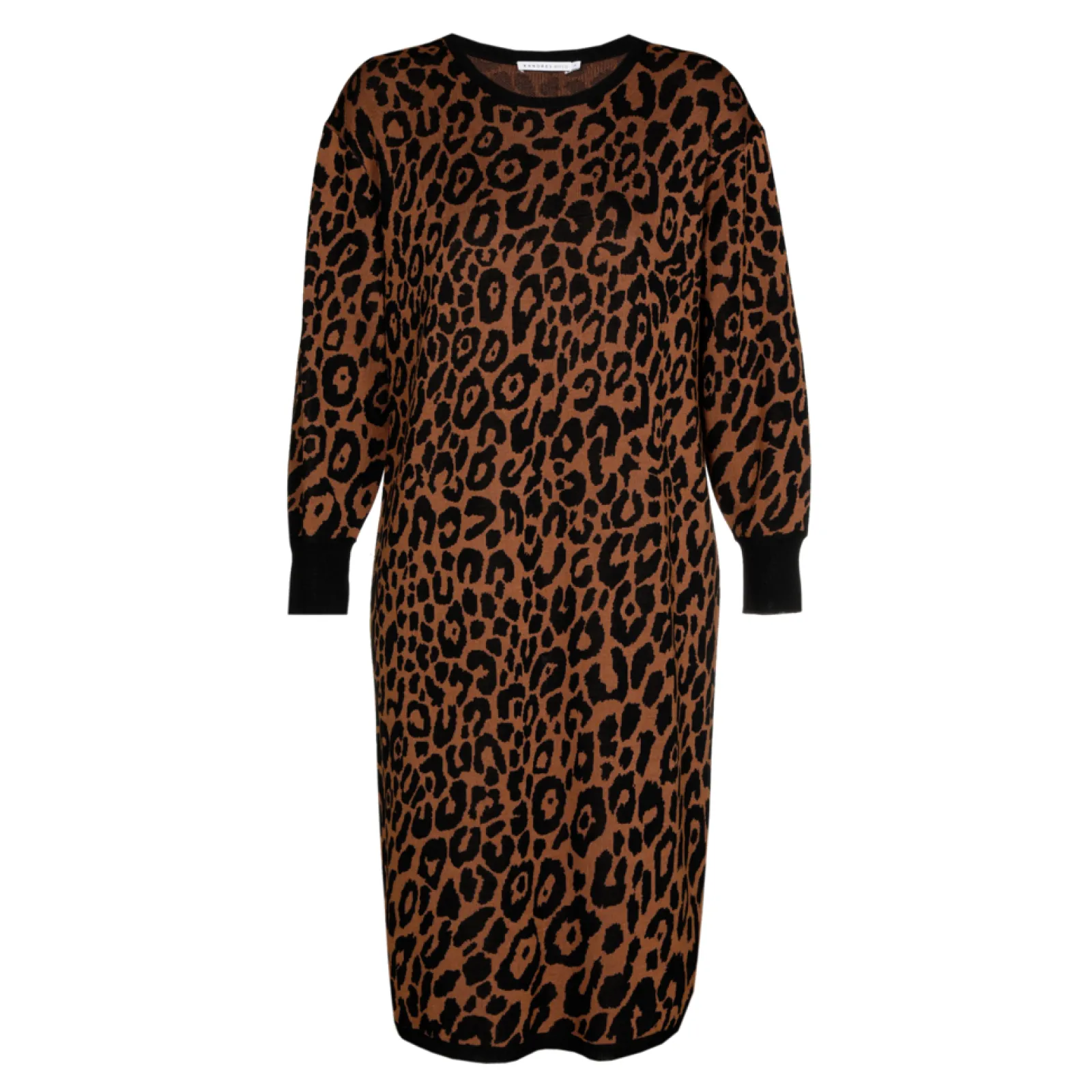 Xandres Robe longue à imprimé léopard-Femme Xandres Plus|Robes