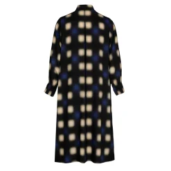 Xandres Robe longue à motif flou-Femme Xandres Plus|Robes