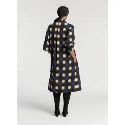 Xandres Robe longue à motif flou-Femme Xandres Plus|Robes