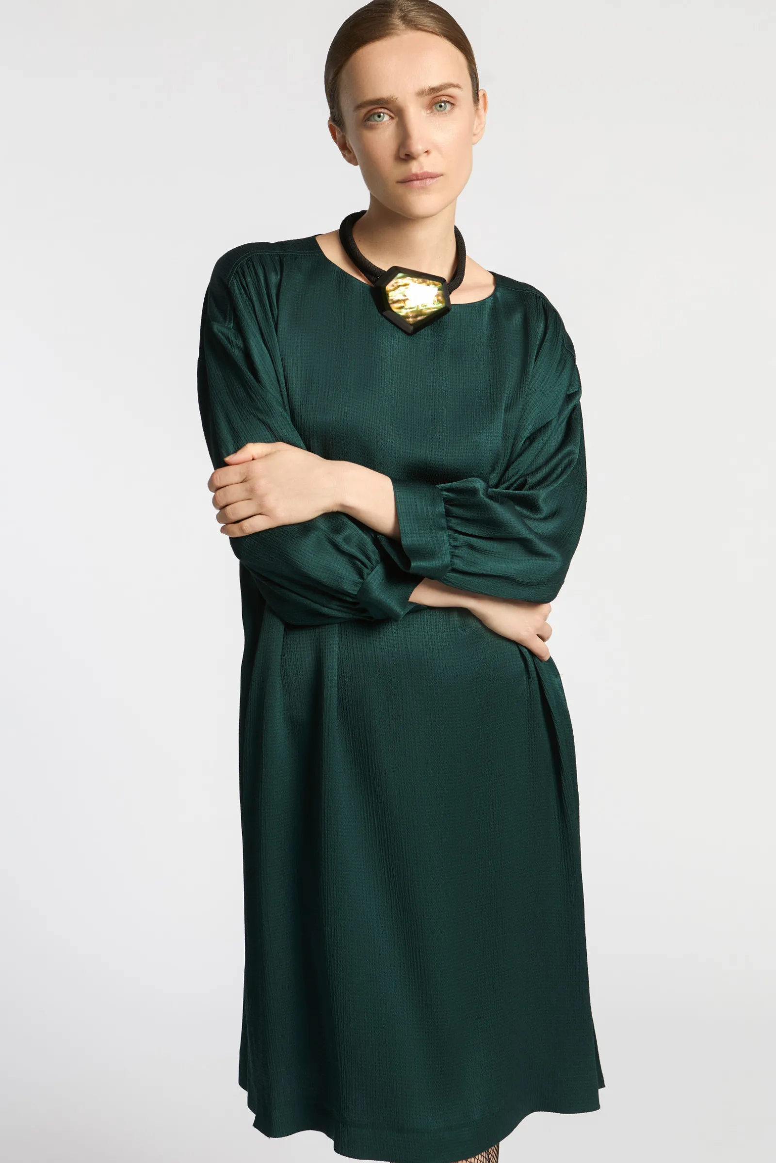 Xandres Robe à manches froncées-Femme Xandres Plus|Robes