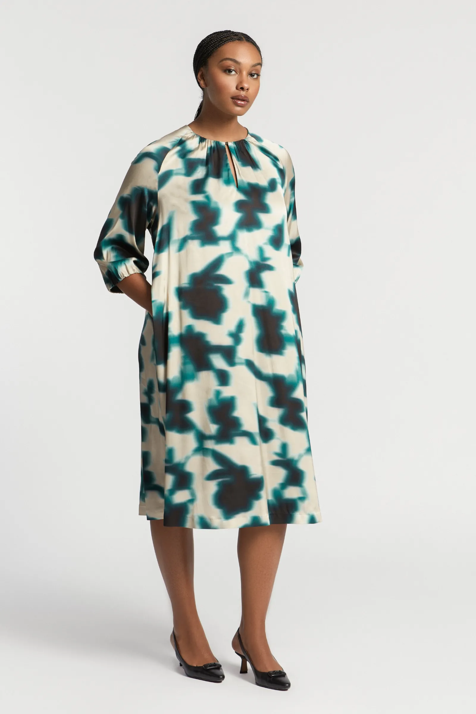 Xandres Robe midi souple-Femme Robes|Xandres Plus