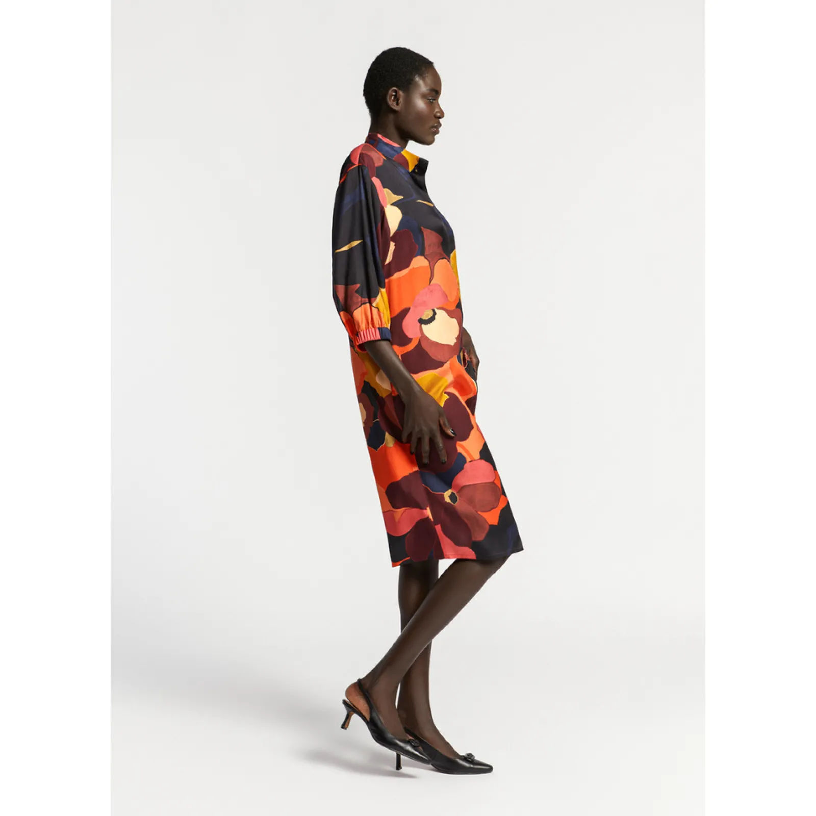 Xandres Robe mi-longue avec col-Femme Robes|Xandres Plus