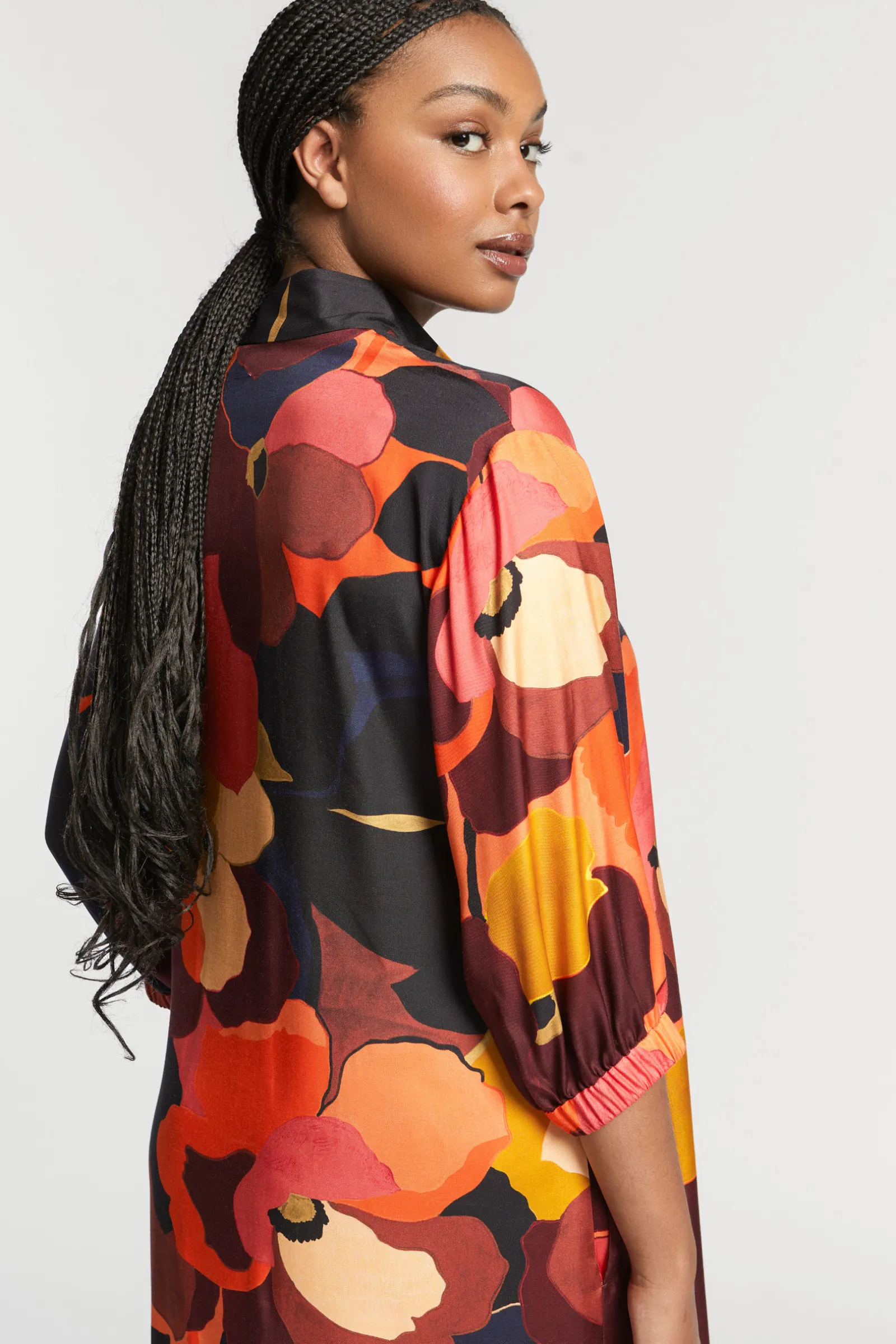 Xandres Robe mi-longue avec col-Femme Robes|Xandres Plus