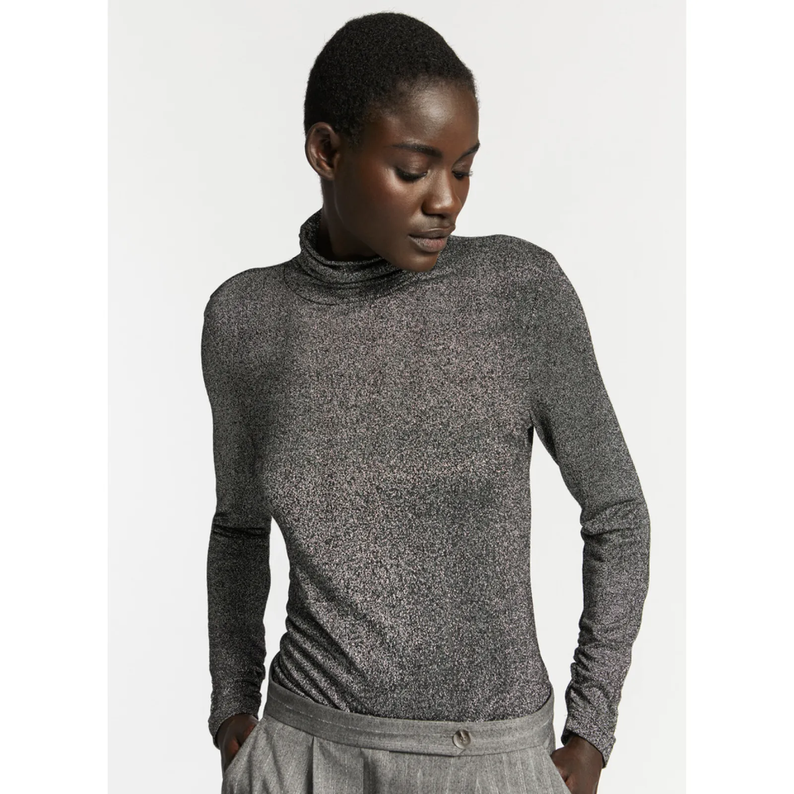 Xandres Sous-pull agrémenté de lurex-Femme Xandres Plus|T-Shirts