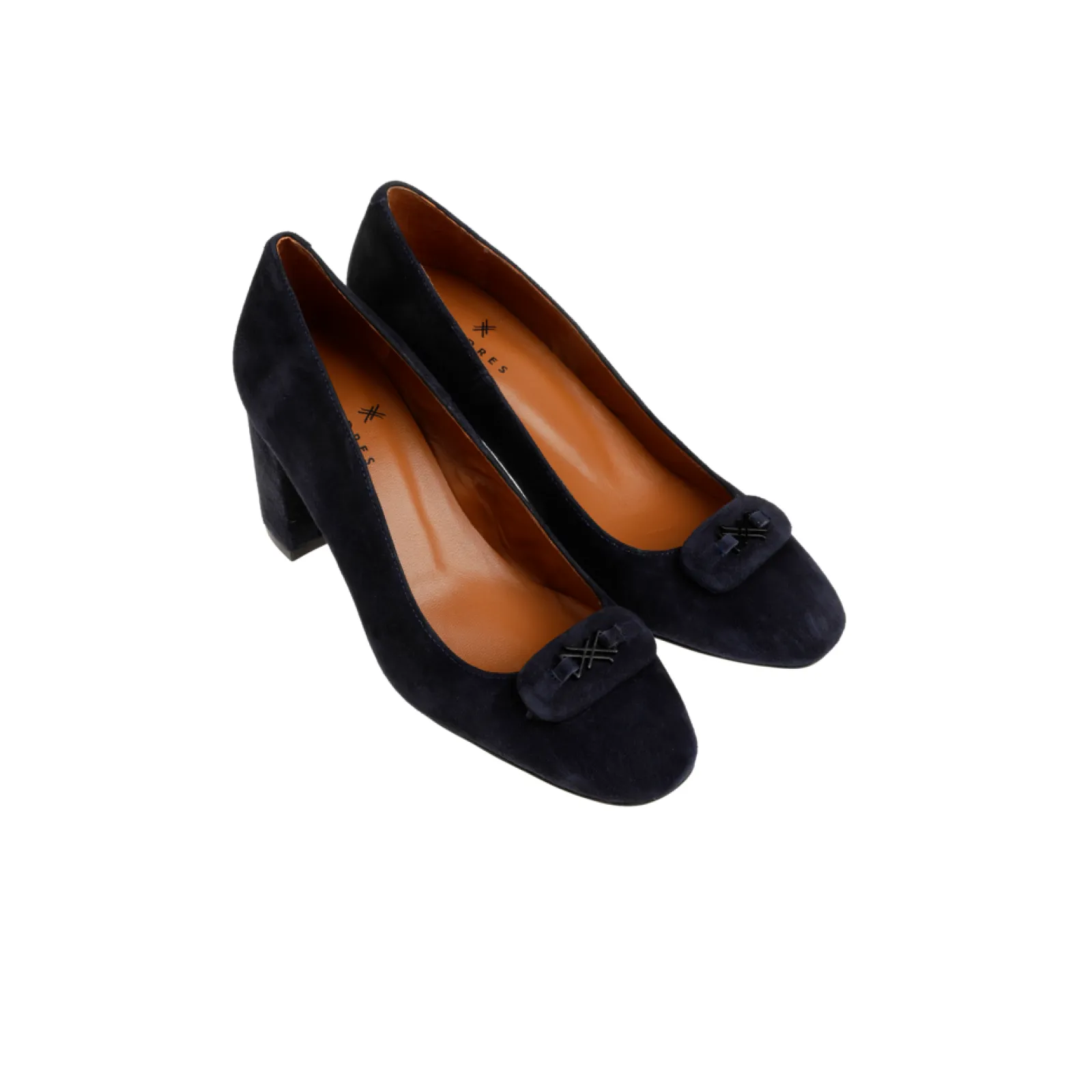 Xandres Talon bloc en cuir-Femme Chaussures|Accessoires