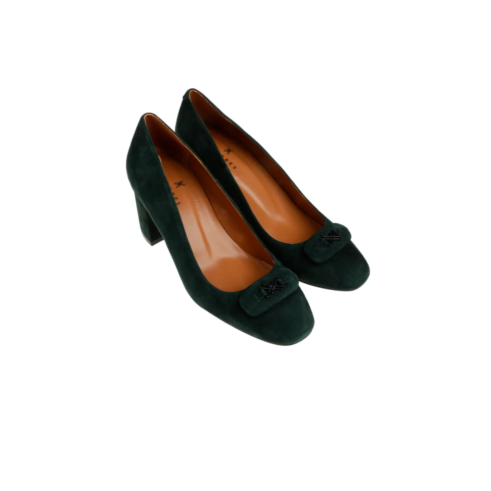 Xandres Talon bloc en cuir-Femme Chaussures|Accessoires