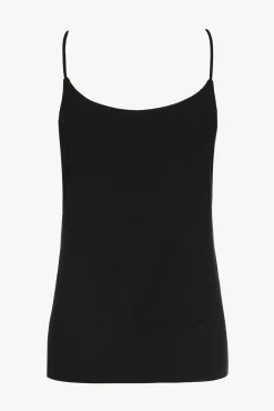 Xandres Top noir à bretelles spaghetti-Femme Essentials|T-Shirts