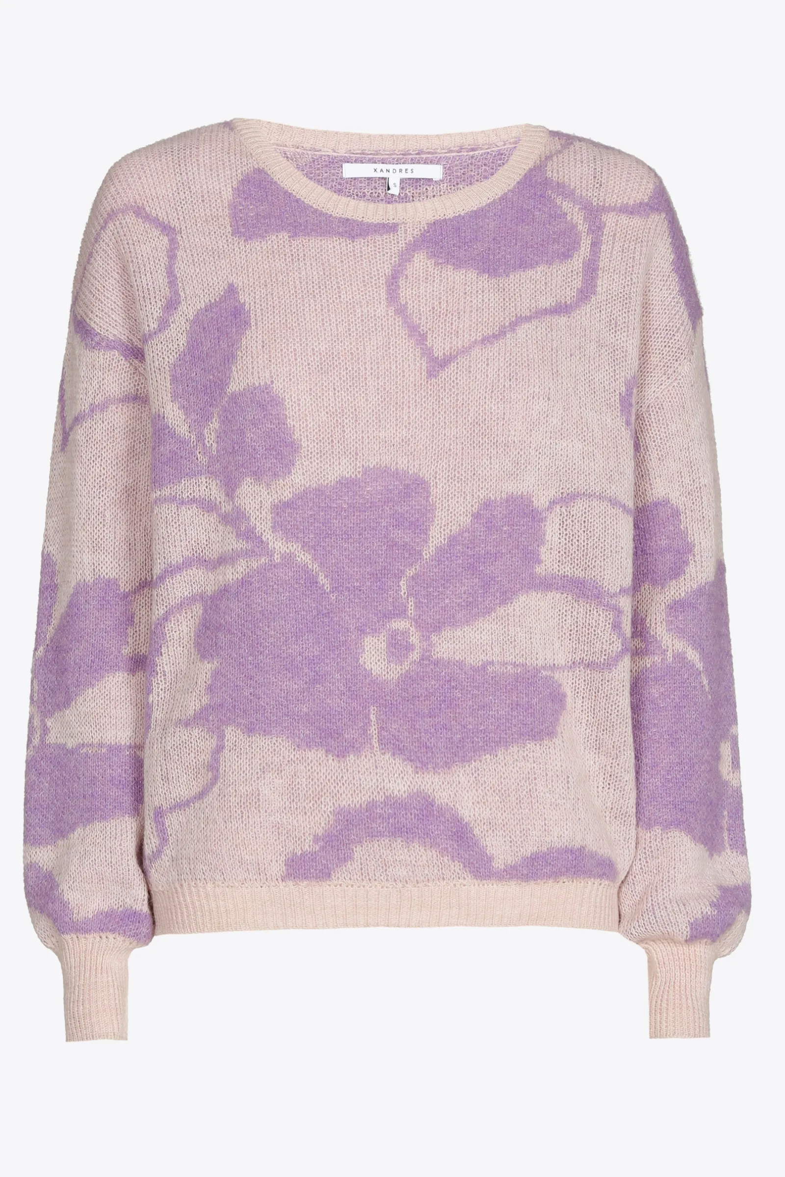 Xandres Tricot jacquard à motif floral-Femme Xandres Plus|Pulls & Cardigans
