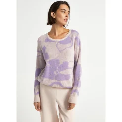 Xandres Tricot jacquard à motif floral-Femme Xandres Plus|Pulls & Cardigans