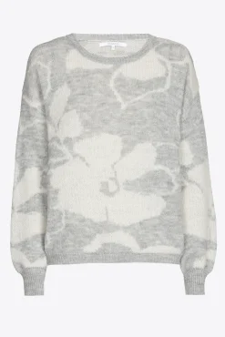 Xandres Tricot jacquard à motif floral-Femme Xandres Plus|Pulls & Cardigans