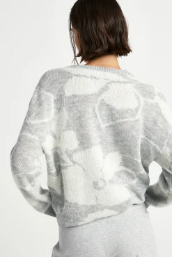 Xandres Tricot jacquard à motif floral-Femme Xandres Plus|Pulls & Cardigans