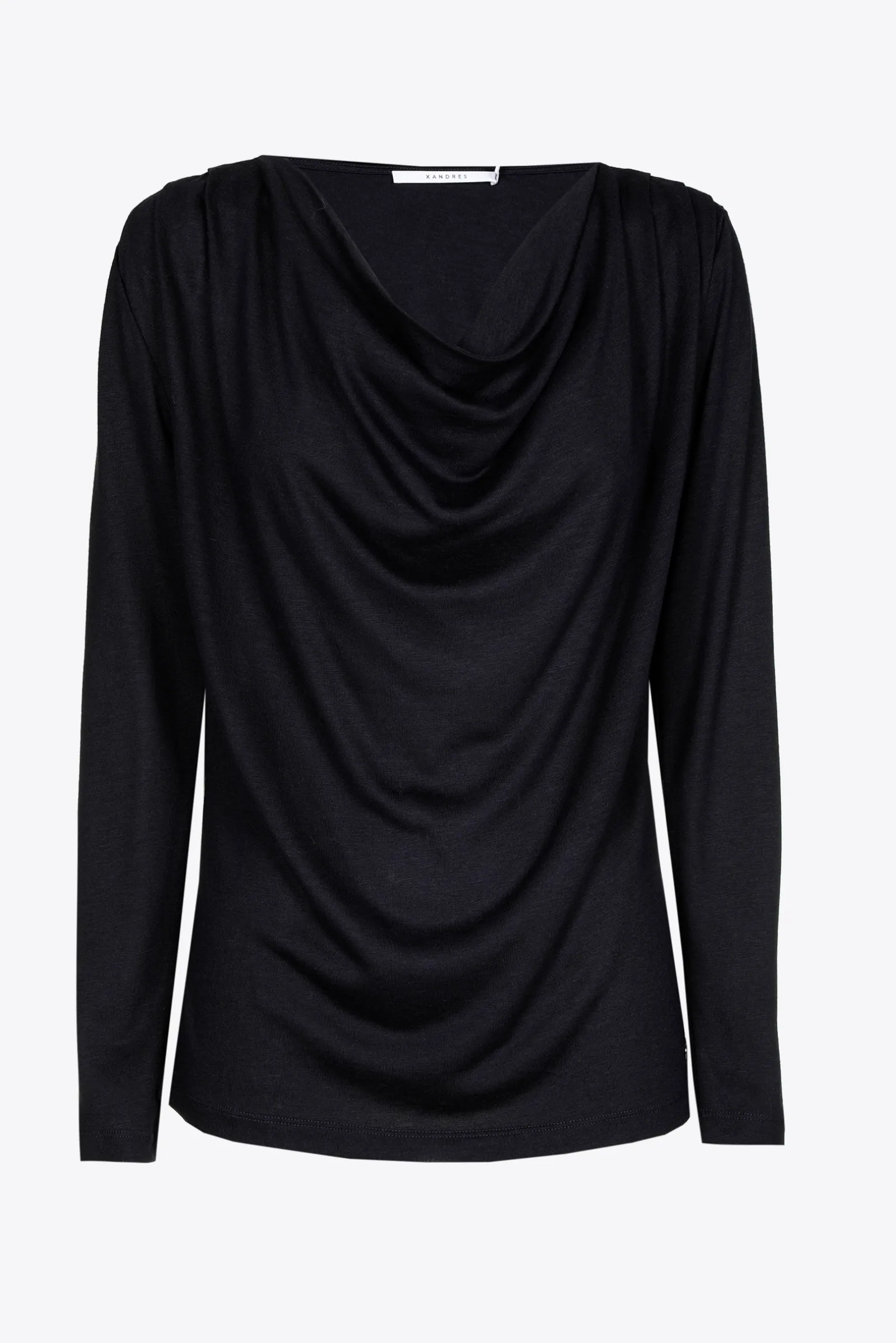 Xandres T-shirt à col drapé-Femme Xandres Plus|T-Shirts