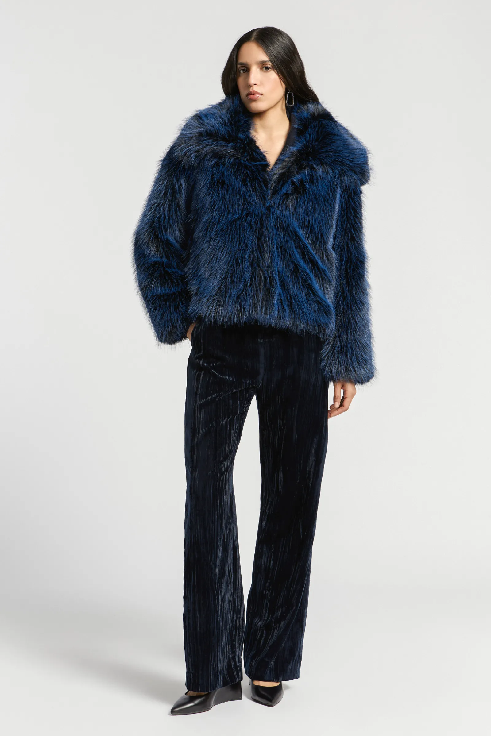 Xandres Veste en fausse fourrure-Femme Manteaux & Vestes|Blazers