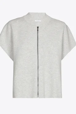 Xandres Veste sans manches avec col bomber-Femme Xandres Plus|Pulls & Cardigans