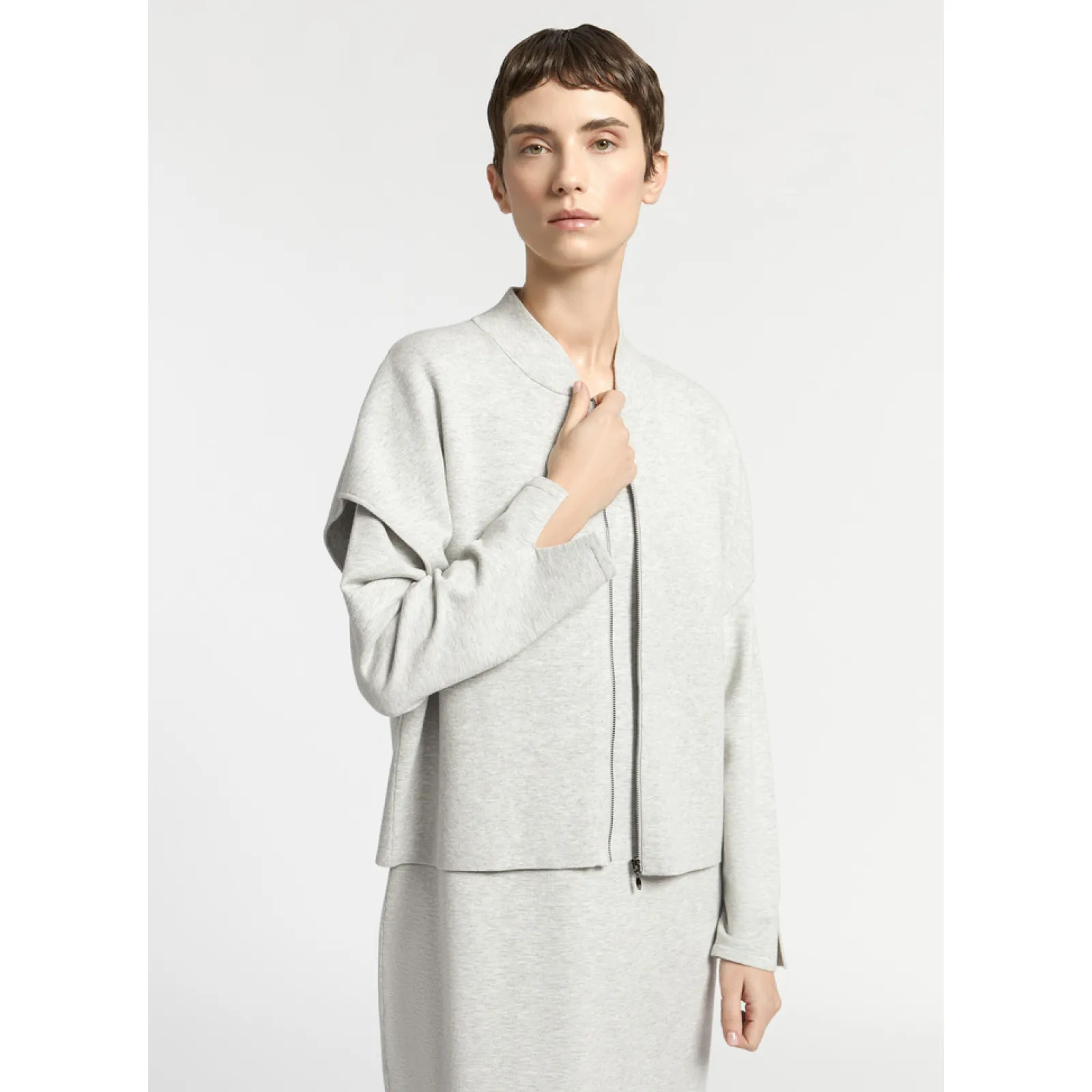 Xandres Veste sans manches avec col bomber-Femme Xandres Plus|Pulls & Cardigans