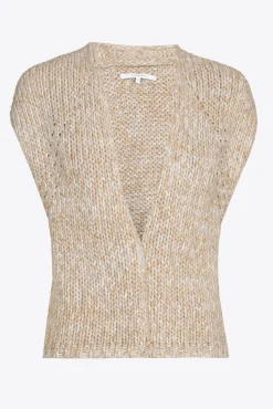 Xandres Veste sans manches en grosse maille-Femme Pulls & Cardigans|Xandres Plus