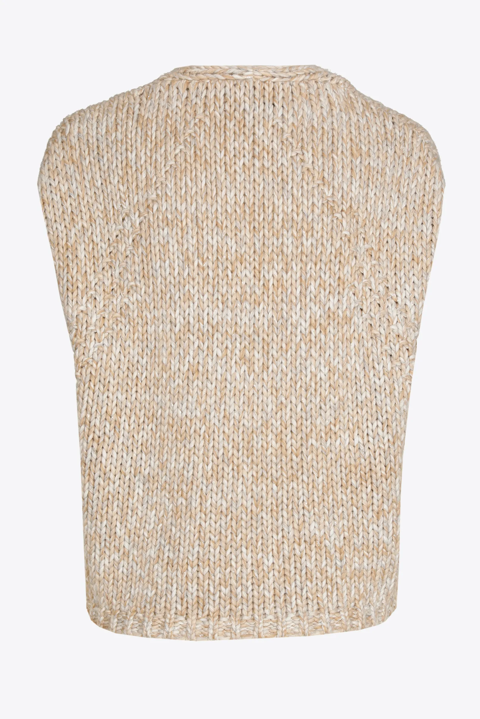 Xandres Veste sans manches en grosse maille-Femme Pulls & Cardigans|Xandres Plus