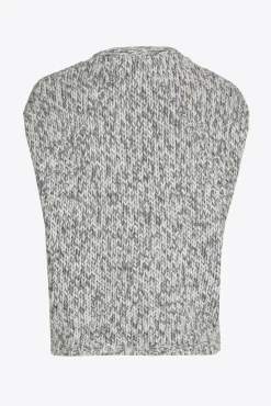 Xandres Veste sans manches en grosse maille-Femme Xandres Plus|Pulls & Cardigans