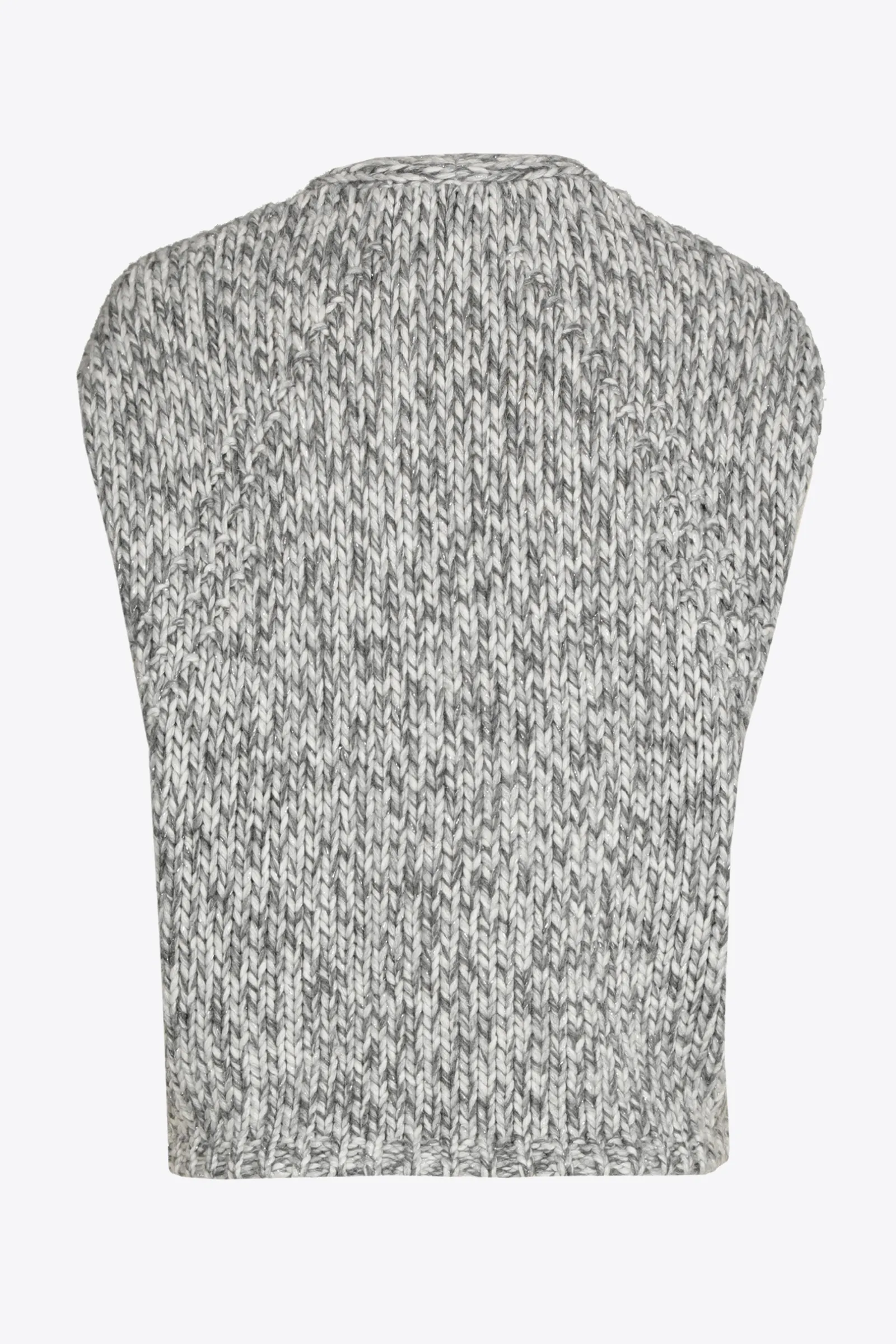 Xandres Veste sans manches en grosse maille-Femme Xandres Plus|Pulls & Cardigans