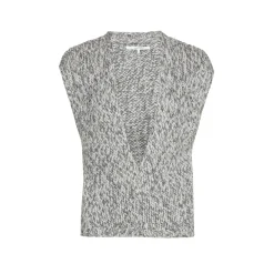 Xandres Veste sans manches en grosse maille-Femme Xandres Plus|Pulls & Cardigans