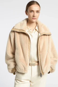 Xandres Veste teddy courte-Femme Manteaux & Vestes|Blazers