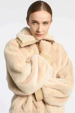 Xandres Veste teddy courte-Femme Manteaux & Vestes|Blazers